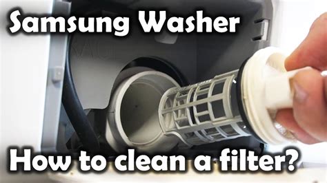 samsung washing machine clean drain filter message|samsung washer filter location.